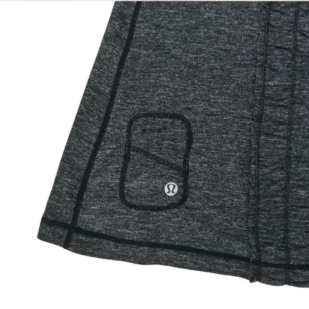 Lululemon Grey Ruffle Tank - Picture 2 of 5